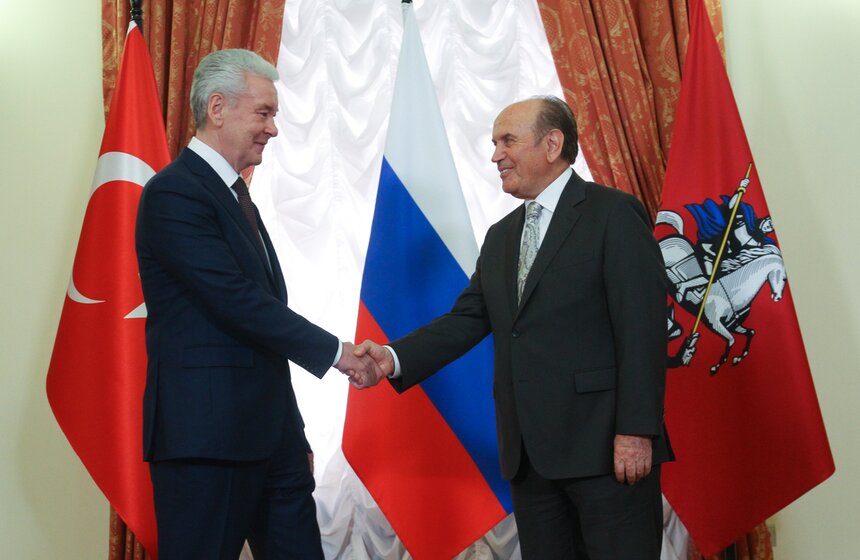 Собянин встретился с мэрами Стамбула и Бишкека. Фото 10 фото