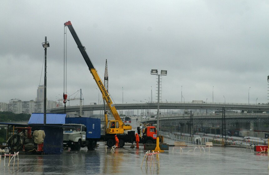 Строительство участка Северо-Восточной хорды. Фото 1 фото