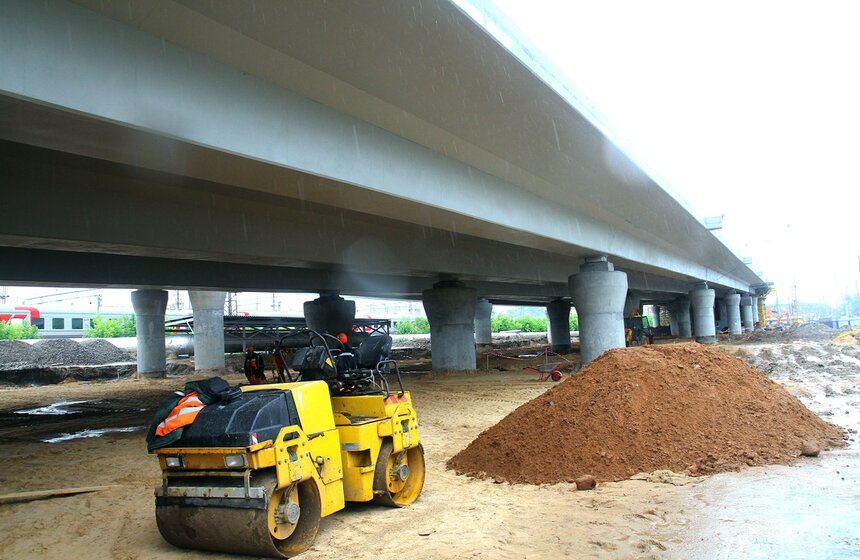 Строительство участка Северо-Восточной хорды. Фото 2 фото