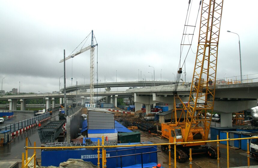 Строительство участка Северо-Восточной хорды. Фото 5 фото