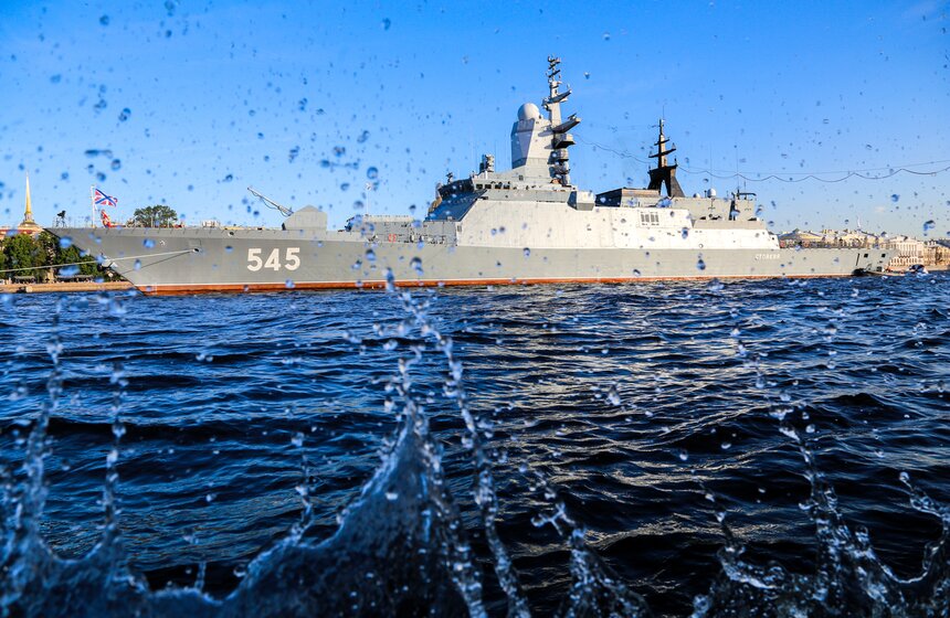 Главный военно-морской парад страны по случаю Дня ВМФ 37 фото