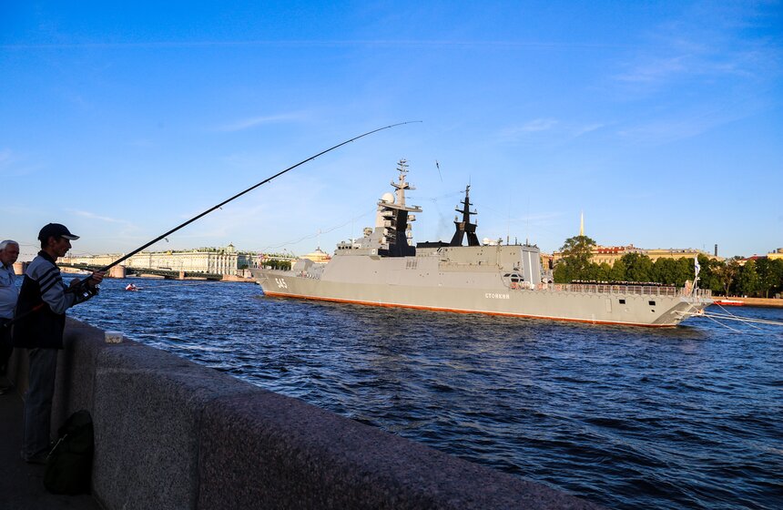 Главный военно-морской парад страны по случаю Дня ВМФ 41 фото