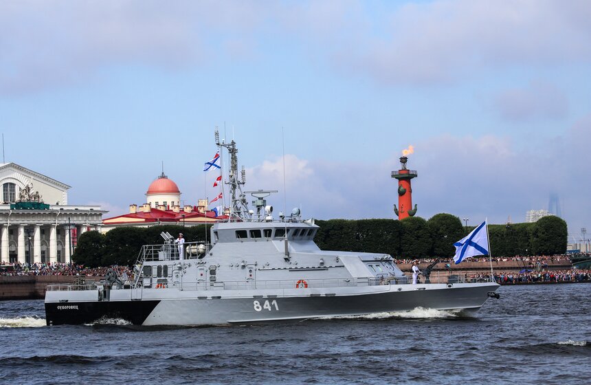 Главный военно-морской парад страны по случаю Дня ВМФ 11 фото