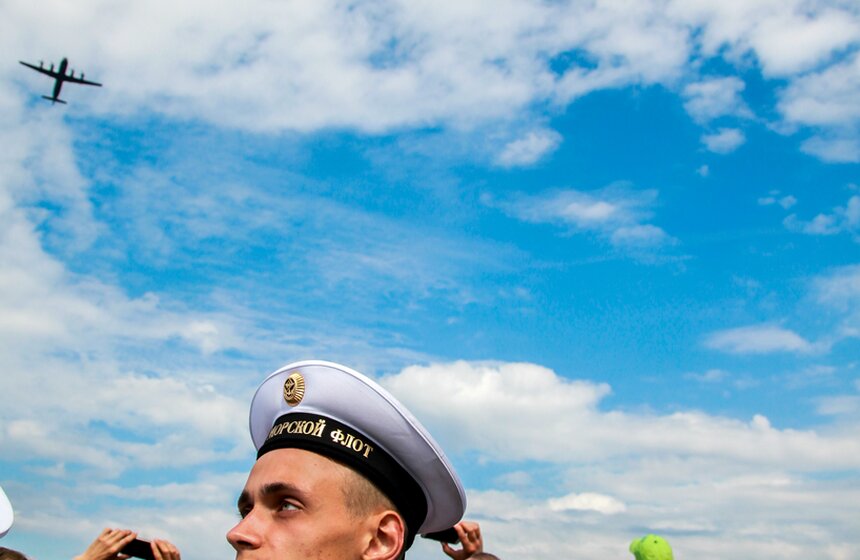 Репетиция морского парада в честь Дня ВМФ прошла в Кронштадте 24 фото