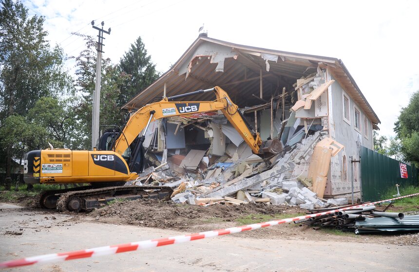 "Шанхай" Оси Солнцевского снесли на западе столицы 27 фото