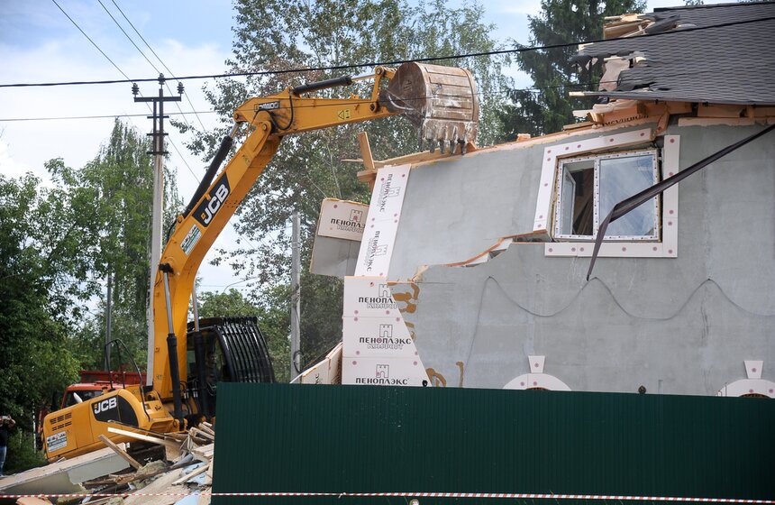 "Шанхай" Оси Солнцевского снесли на западе столицы 29 фото
