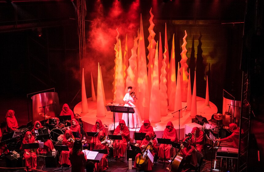 Пресс-показ спектакля "Галилео. Опера для скрипки и ученого" 15 фото