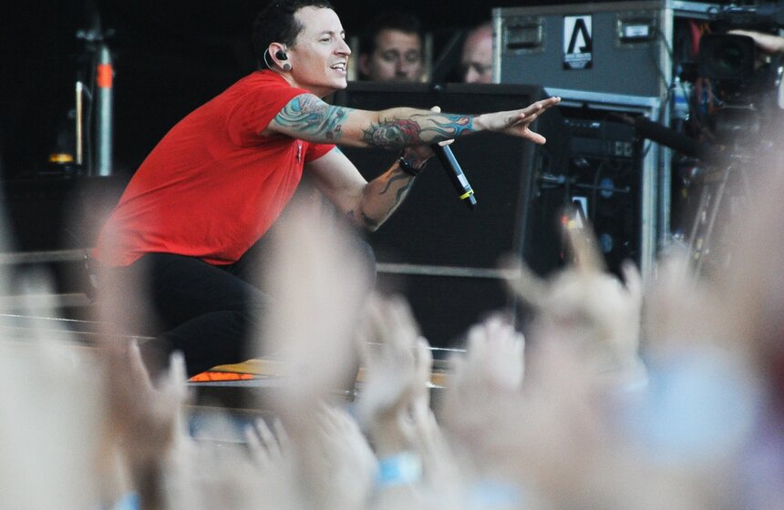 Концерт группы Linkin Park на Васильевском спуске. 2011 год. Фото: ТАСС/Максим Шеметов