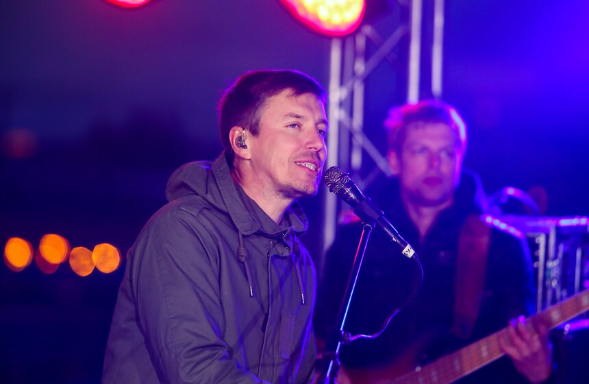 Концерт Brainstorm на крыше студии телеканала "Москва 24". Фото 19 фото