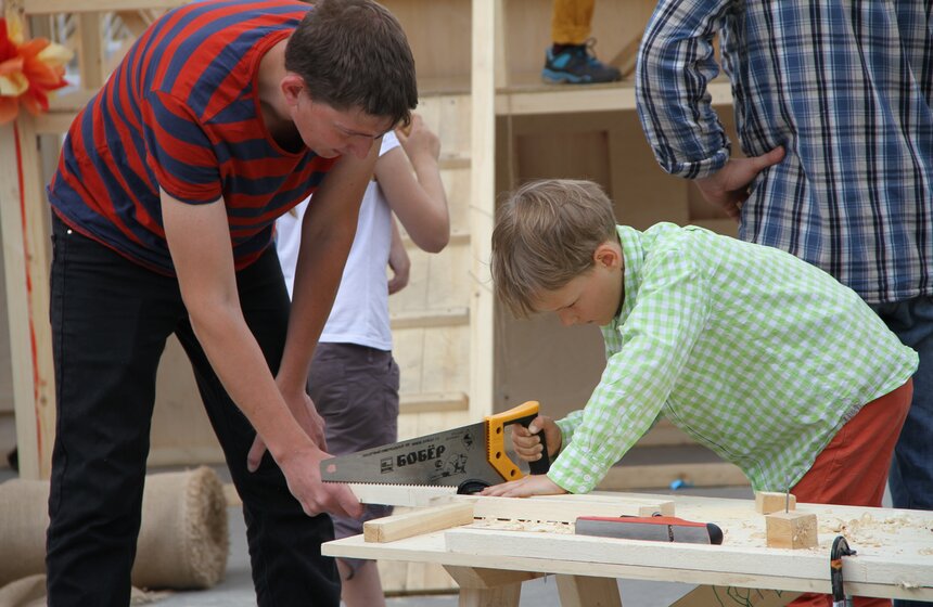 В "Сокольниках" прошел семейный фестиваль "День отца" 7 фото