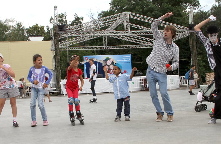 В "Сокольниках" прошел семейный фестиваль "День отца" 8 фото