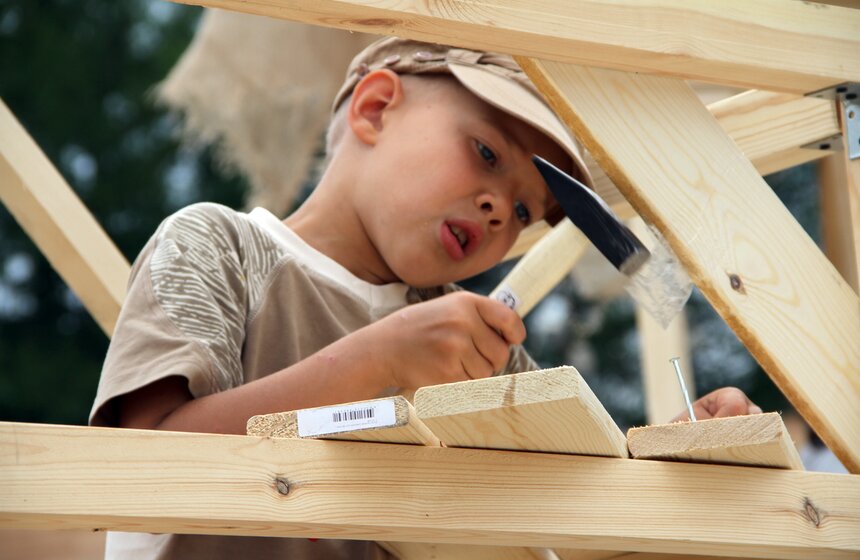 В "Сокольниках" прошел семейный фестиваль "День отца" 9 фото