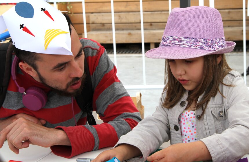 В "Сокольниках" прошел семейный фестиваль "День отца" 12 фото