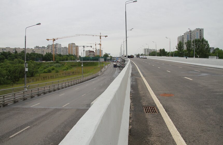 Как прошло открытие Аминьевского шоссе после реконструкции 5 фото