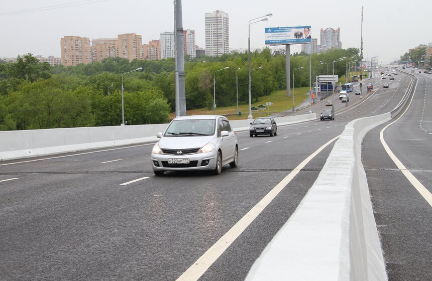Как прошло открытие Аминьевского шоссе после реконструкции 13 фото