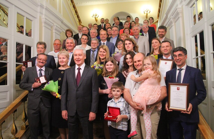 Как прошло вручение наград москвичам от Сергея Собянина 22 фото