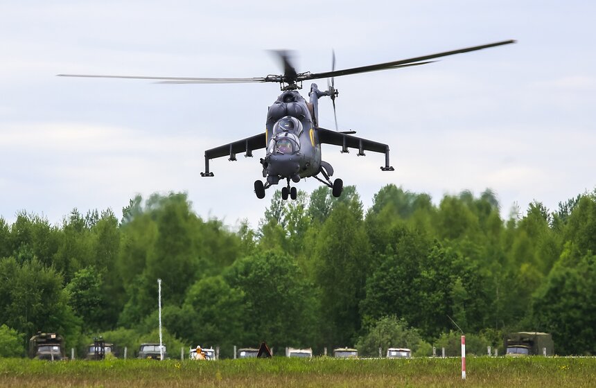 Пилотажная группа "Беркуты" показала авиашоу в честь 25-летия 12 фото