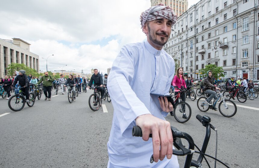 Московский велопарад собрал 40 тысяч участников. Фото 7 фото