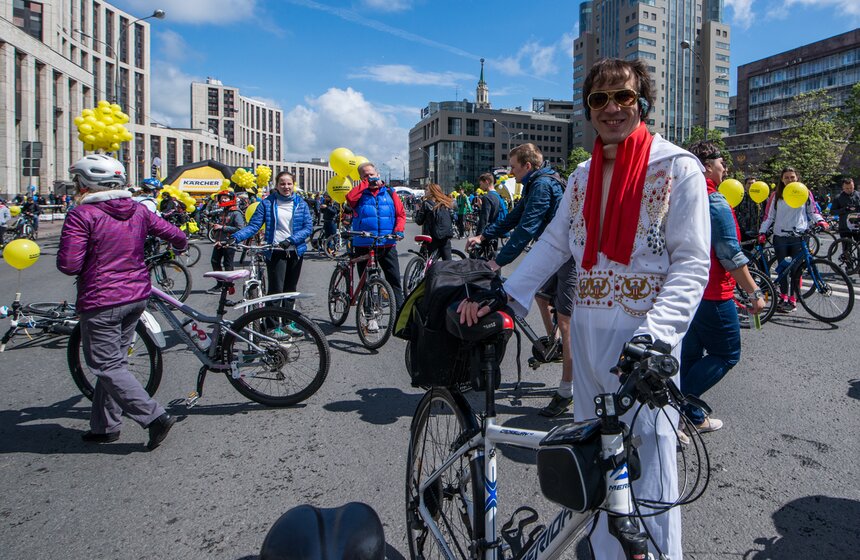 Московский велопарад собрал 40 тысяч участников. Фото 5 фото