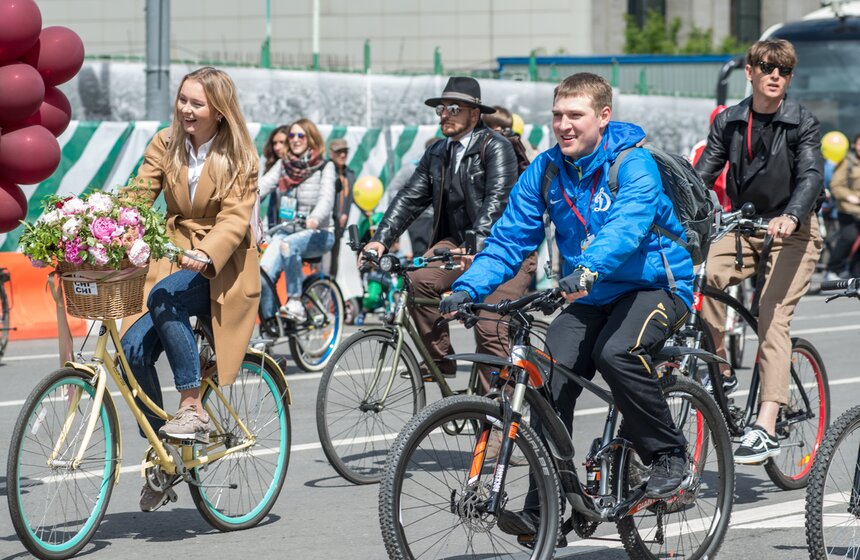 Московский велопарад собрал 40 тысяч участников. Фото 8 фото