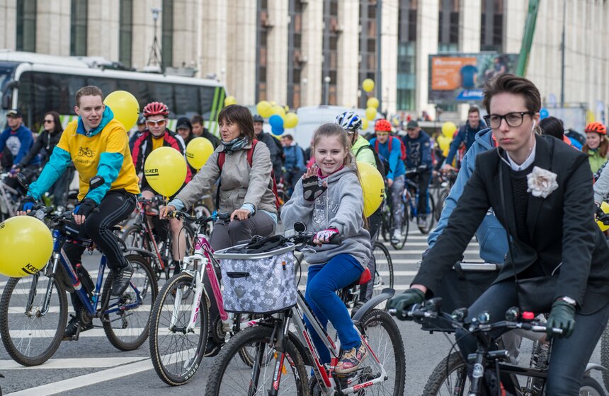Московский велопарад собрал 40 тысяч участников. Фото 11 фото