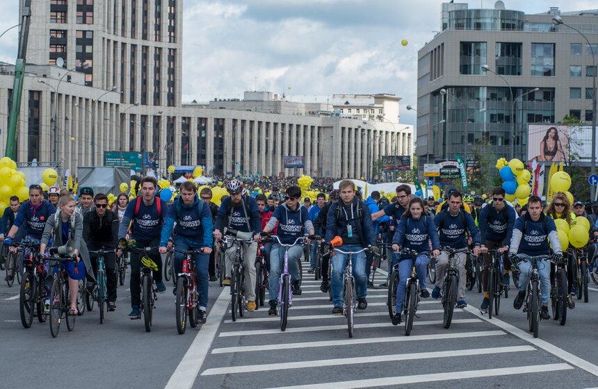 Московский велопарад собрал 40 тысяч участников. Фото 10 фото