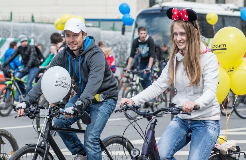 Московский велопарад собрал 40 тысяч участников. Фото 12 фото