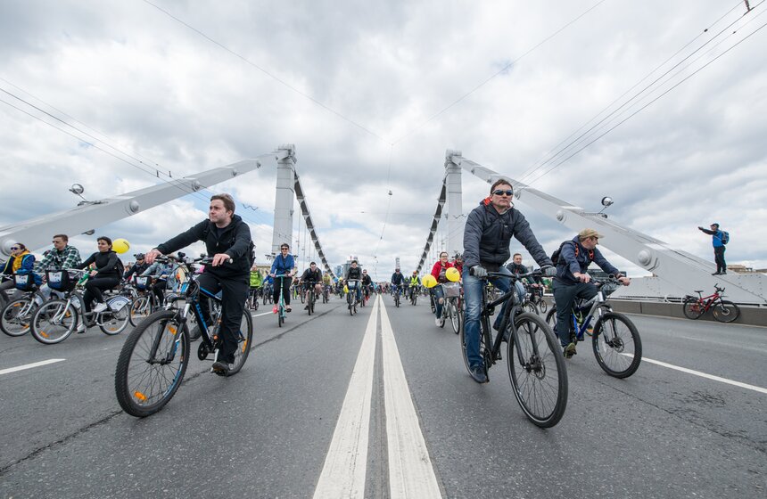 Московский велопарад собрал 40 тысяч участников. Фото 17 фото