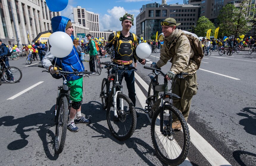 Московский велопарад собрал 40 тысяч участников. Фото 4 фото