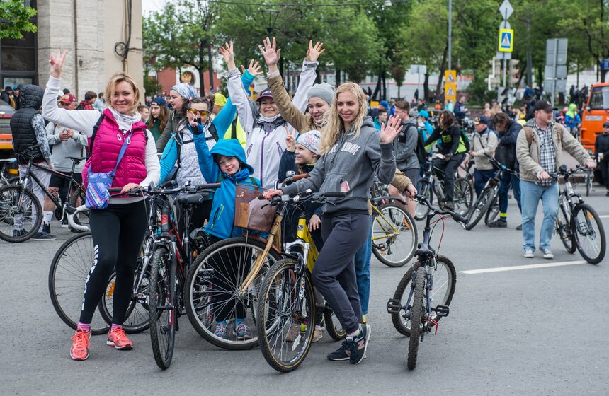 Московский велопарад собрал 40 тысяч участников. Фото 1 фото