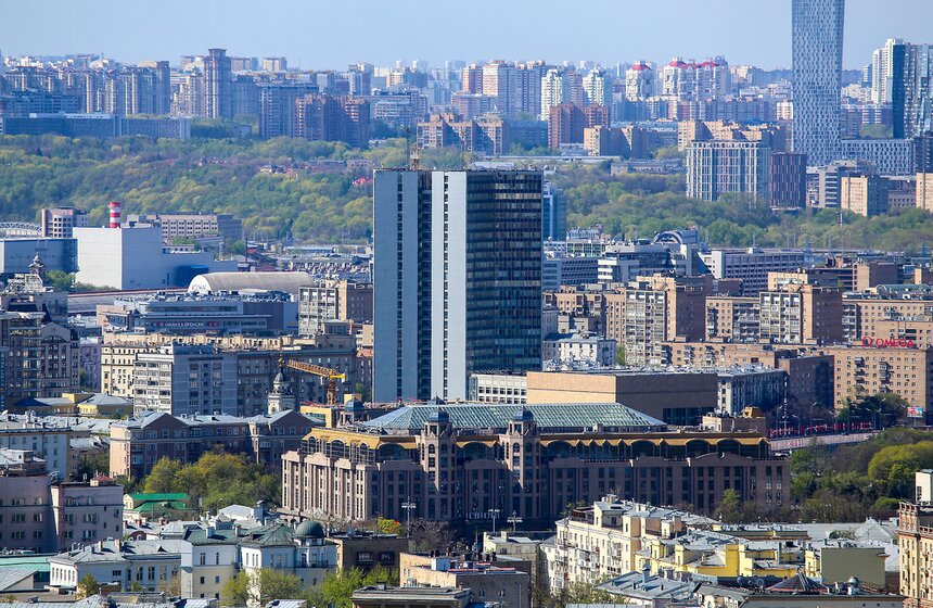 Виды Москвы с высоты облаков 10 фото