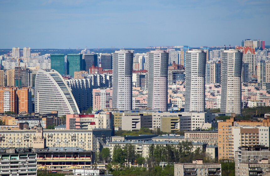 Виды Москвы с высоты облаков 14 фото