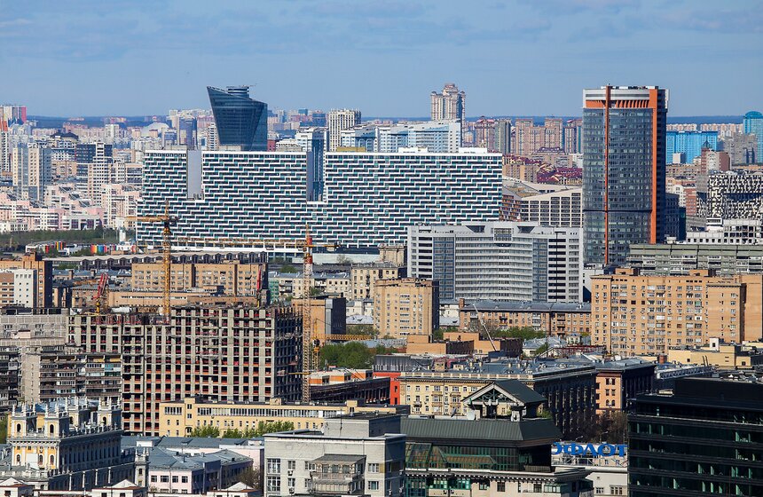 Виды Москвы с высоты облаков 13 фото