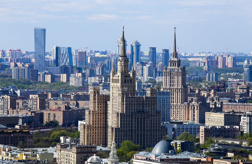 Виды Москвы с высоты облаков 2 фото