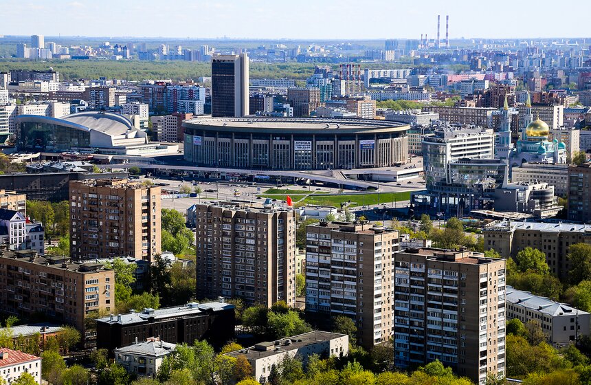 Виды Москвы с высоты облаков 3 фото