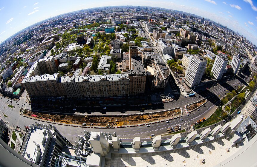 Виды Москвы с высоты облаков 4 фото