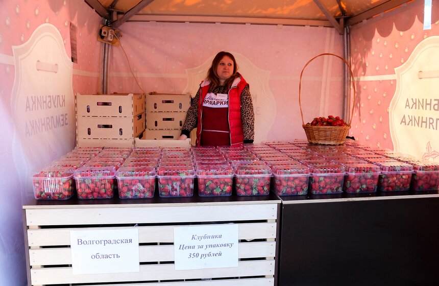 Сезон клубники открылся в Москве. Фото 13 фото