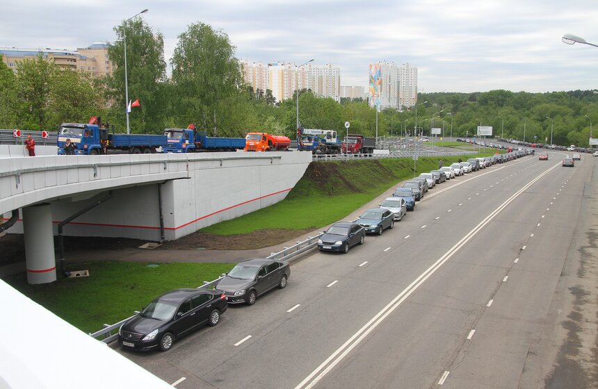 Собянин открыл железнодорожный путепровод в Переделкине. Фото 6 фото