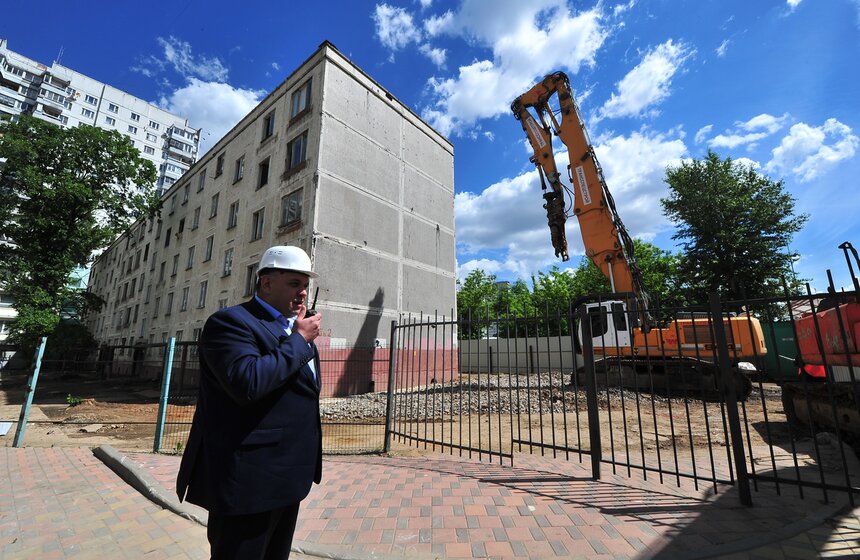 Последнюю хрущевку снесли в Хорошево-Мневниках 12 фото