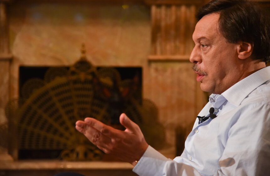 Михаил Барщевский на съемках программы "Важная персона" 5 фото