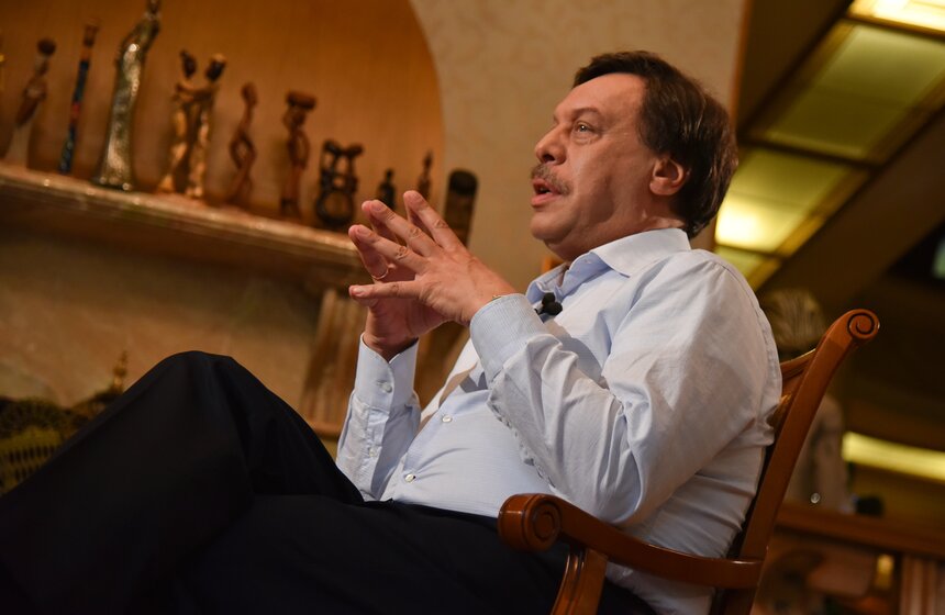 Михаил Барщевский на съемках программы "Важная персона" 13 фото