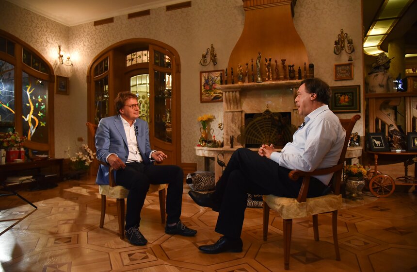 Михаил Барщевский на съемках программы "Важная персона" 12 фото