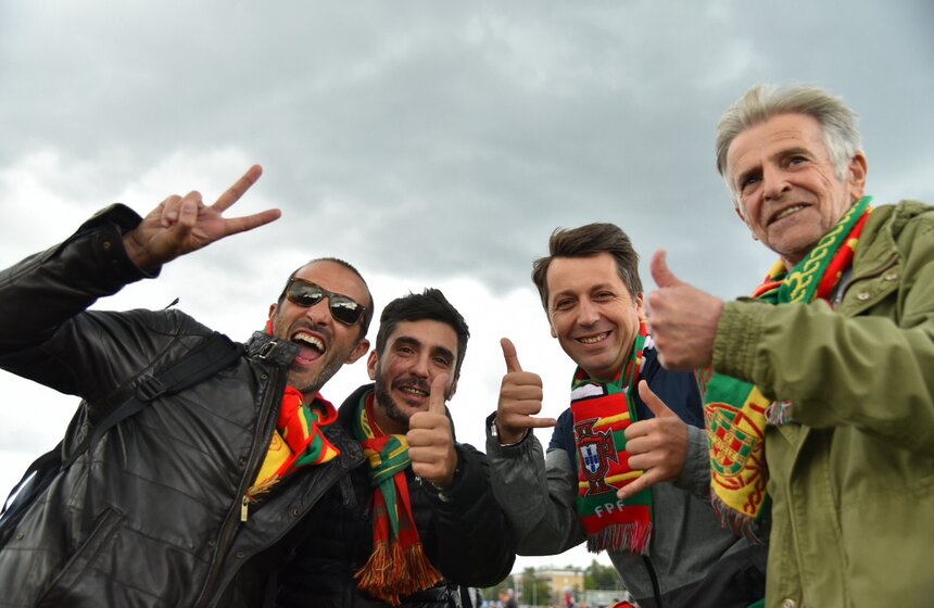 Болельщики на матче Россия – Португалия. Фото 30 фото