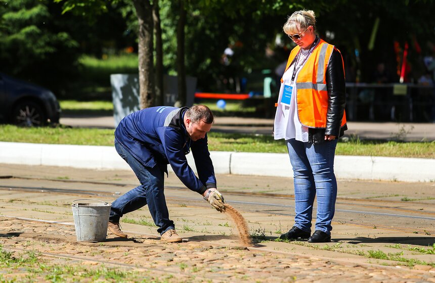 Лучшего водителя трамвая выбрали в столице 26 фото