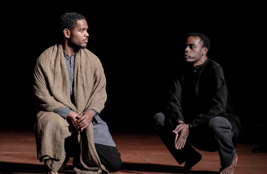 Репетиция спектакля "Поле битвы" 6 фото