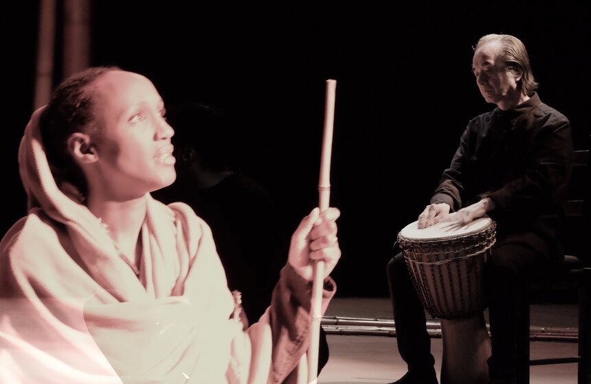 Репетиция спектакля "Поле битвы" 10 фото