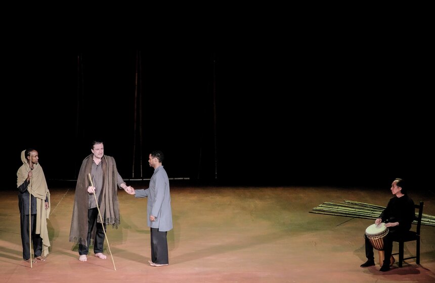 Репетиция спектакля "Поле битвы" 15 фото