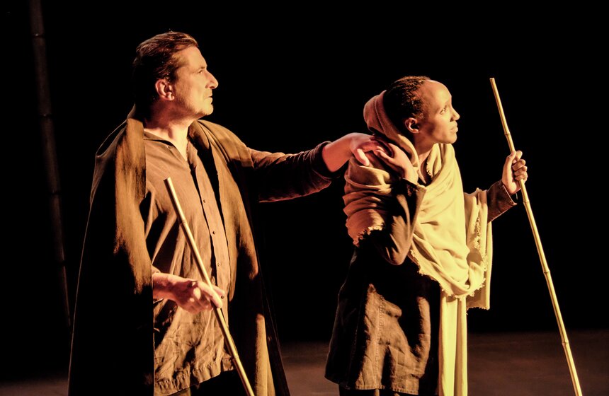 Репетиция спектакля "Поле битвы" 21 фото