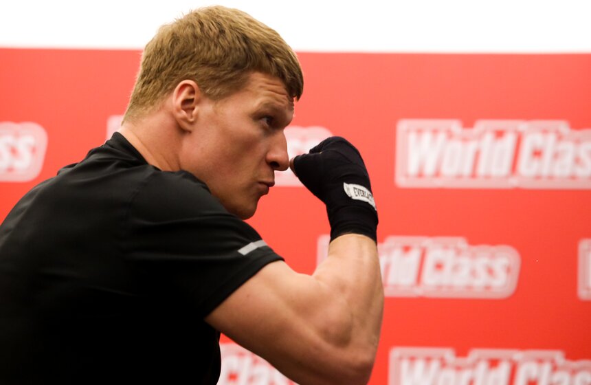 Открытая тренировка Поветкин−Руденко. Фото 11 фото