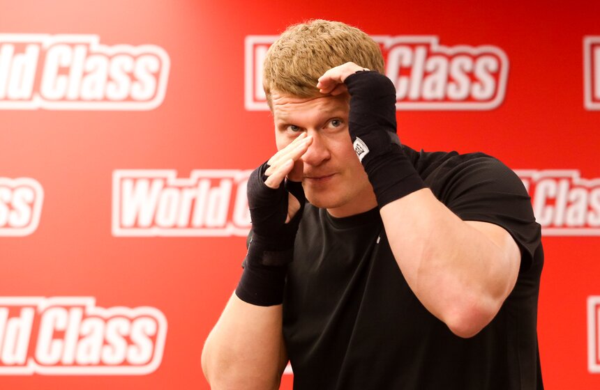 Открытая тренировка Поветкин−Руденко. Фото 10 фото